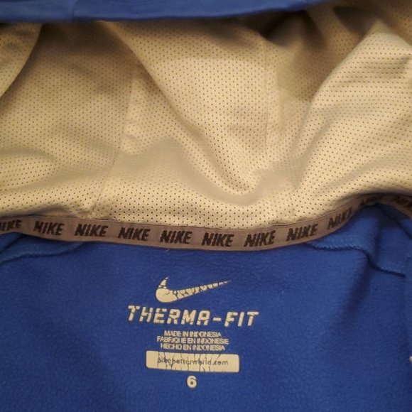 Nike zip up size 6 blue and orange - Picture 3 of 3